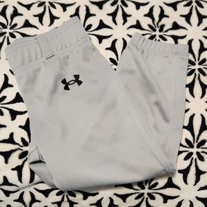 Under Armour Kids Light Gray SOFTBALL Pants